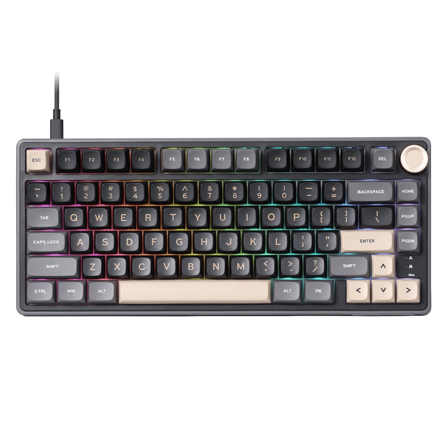 Royal Kludge R75 75% Wired Gaming Keyboard (QMK/VIA), product photo