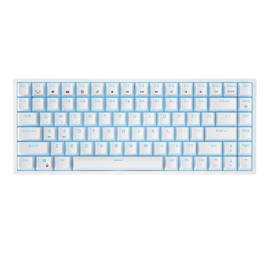 Royal Kludge RK84 Blue Backlit