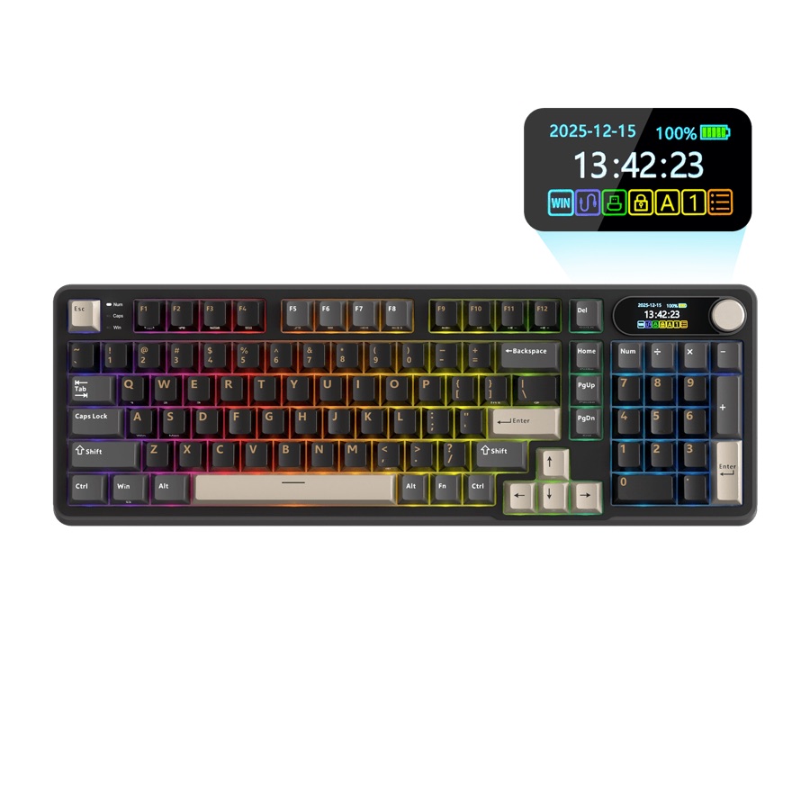 Royal Kludge S98 96% Wireless Mechanical Keyboard, product photo